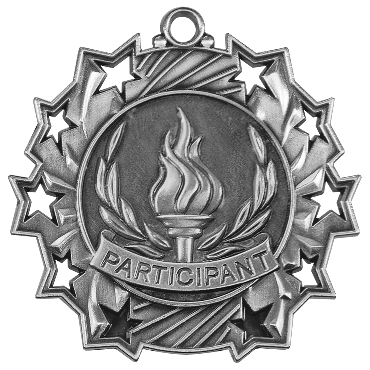 2 1/4" Ten Star Medal