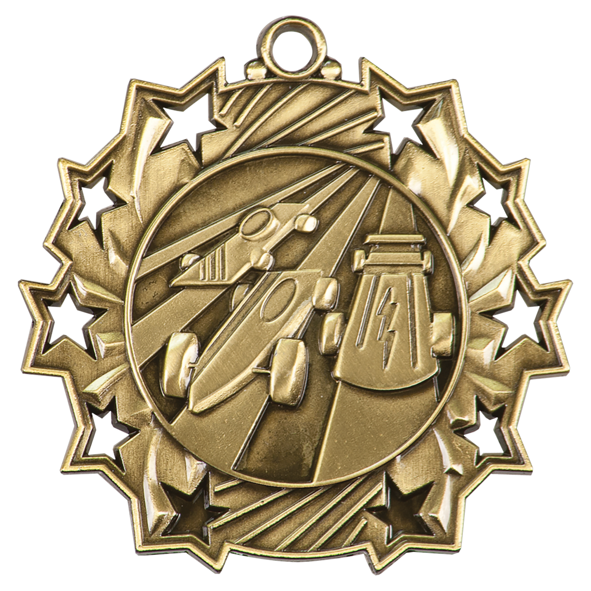 2 1/4" Ten Star Medal