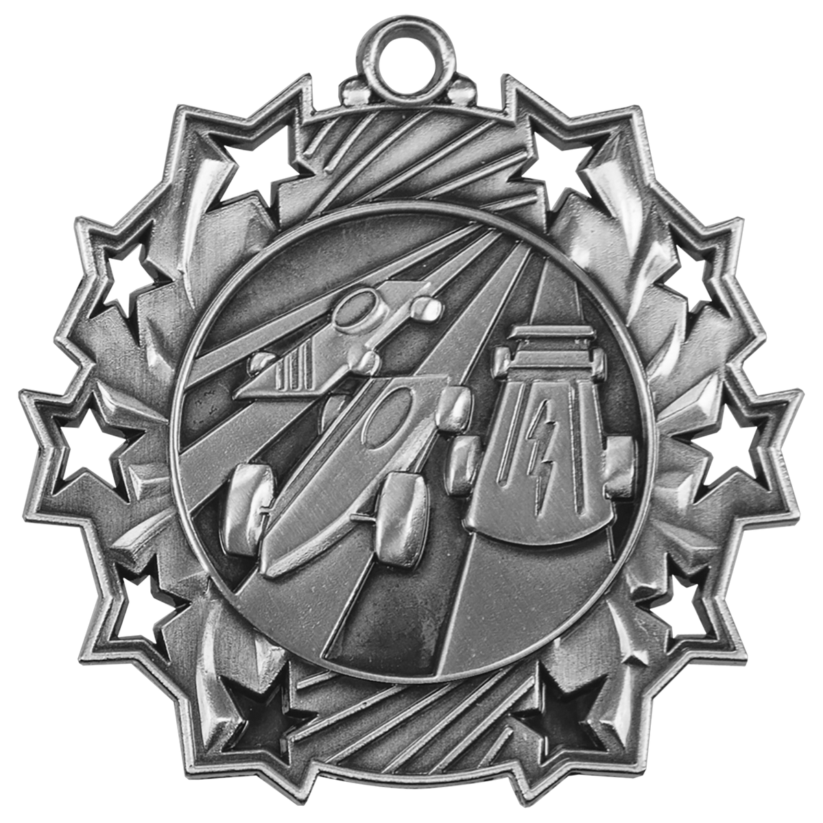 2 1/4" Ten Star Medal