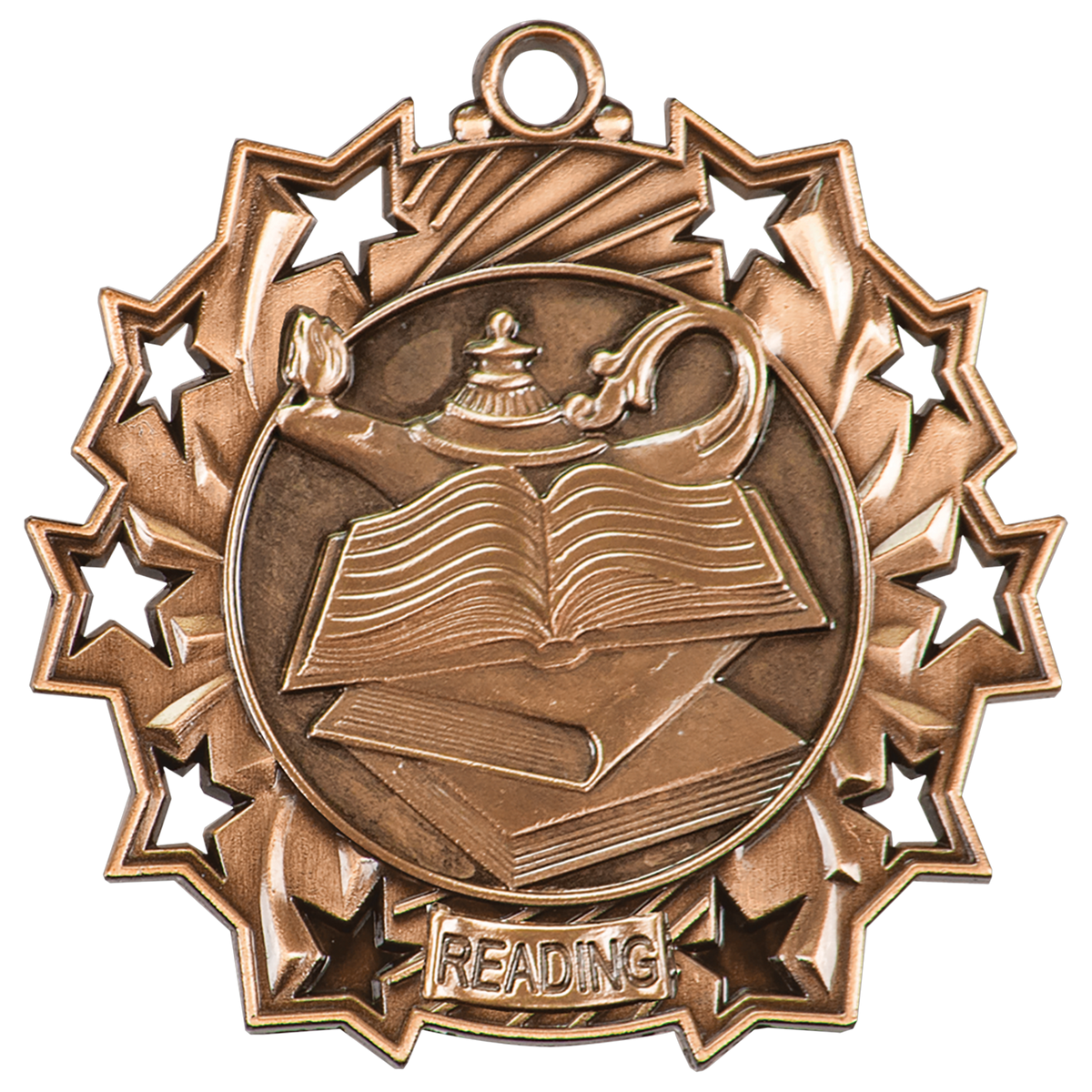 2 1/4" Ten Star Medal