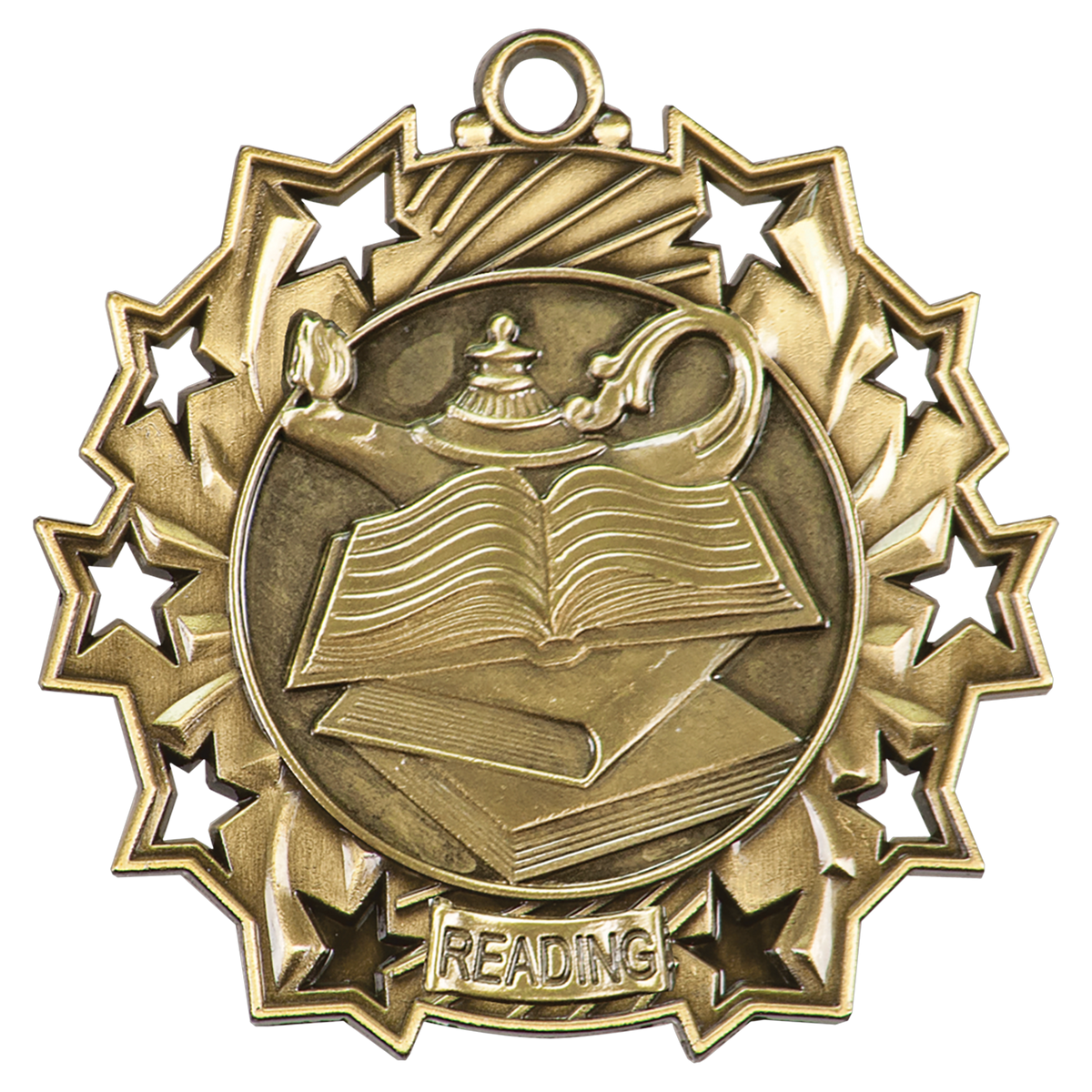 2 1/4" Ten Star Medal