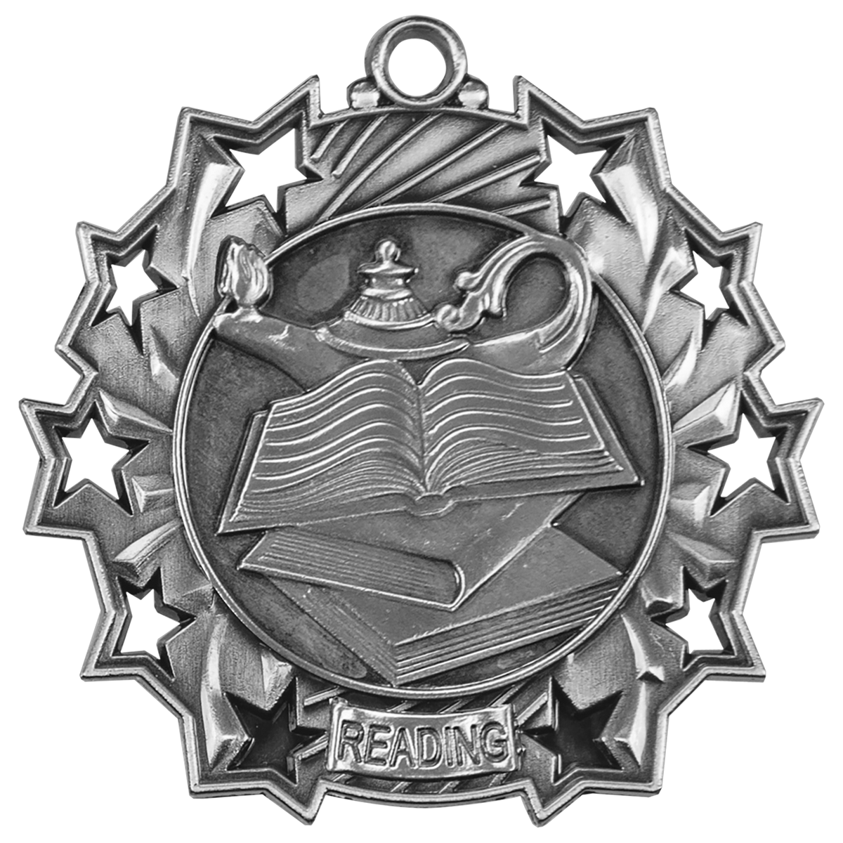 2 1/4" Ten Star Medal