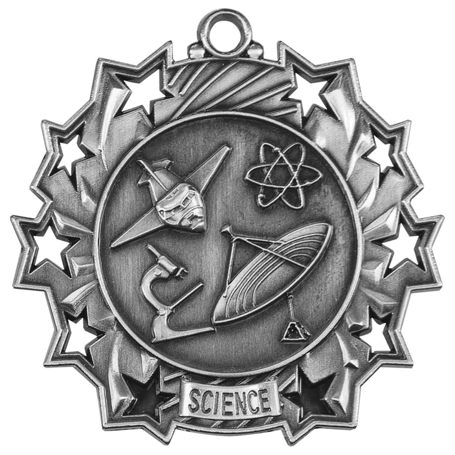 2 1/4" Ten Star Medal