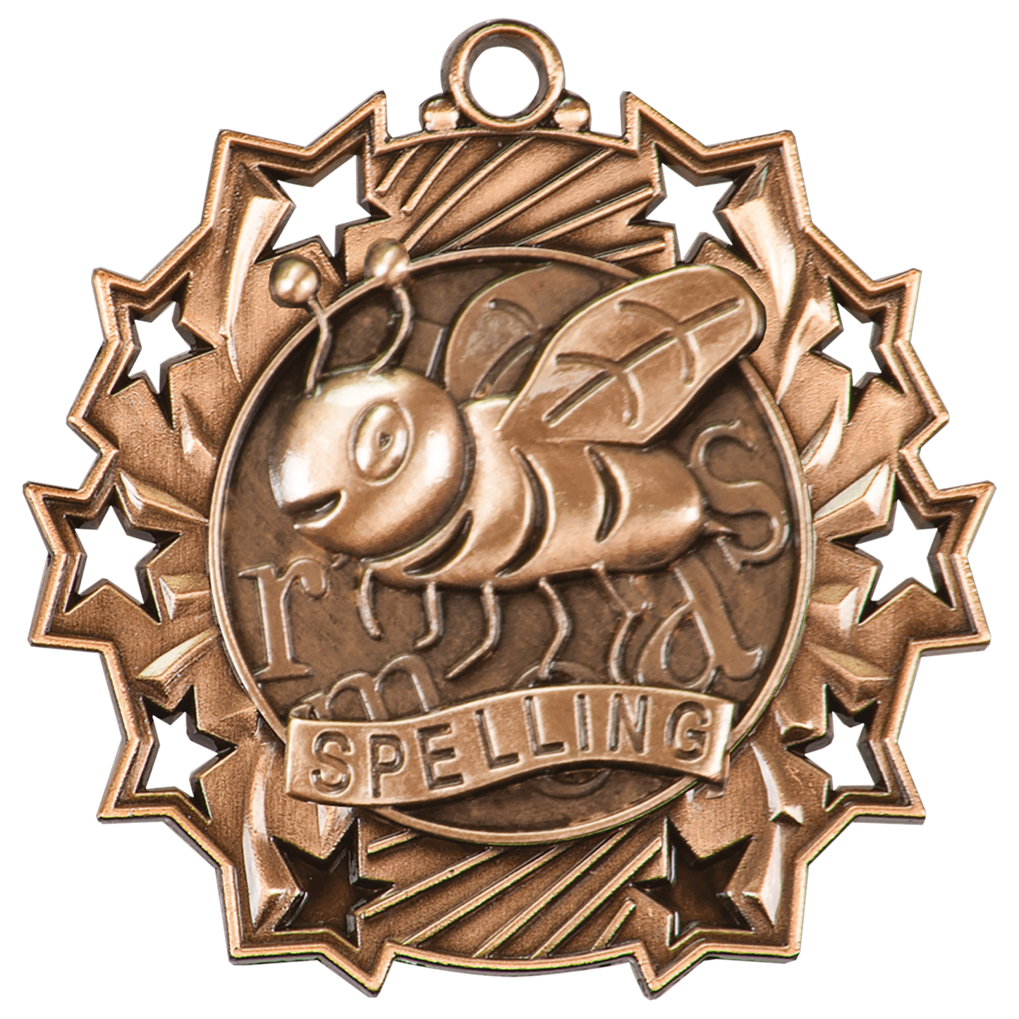 2 1/4" Ten Star Medal