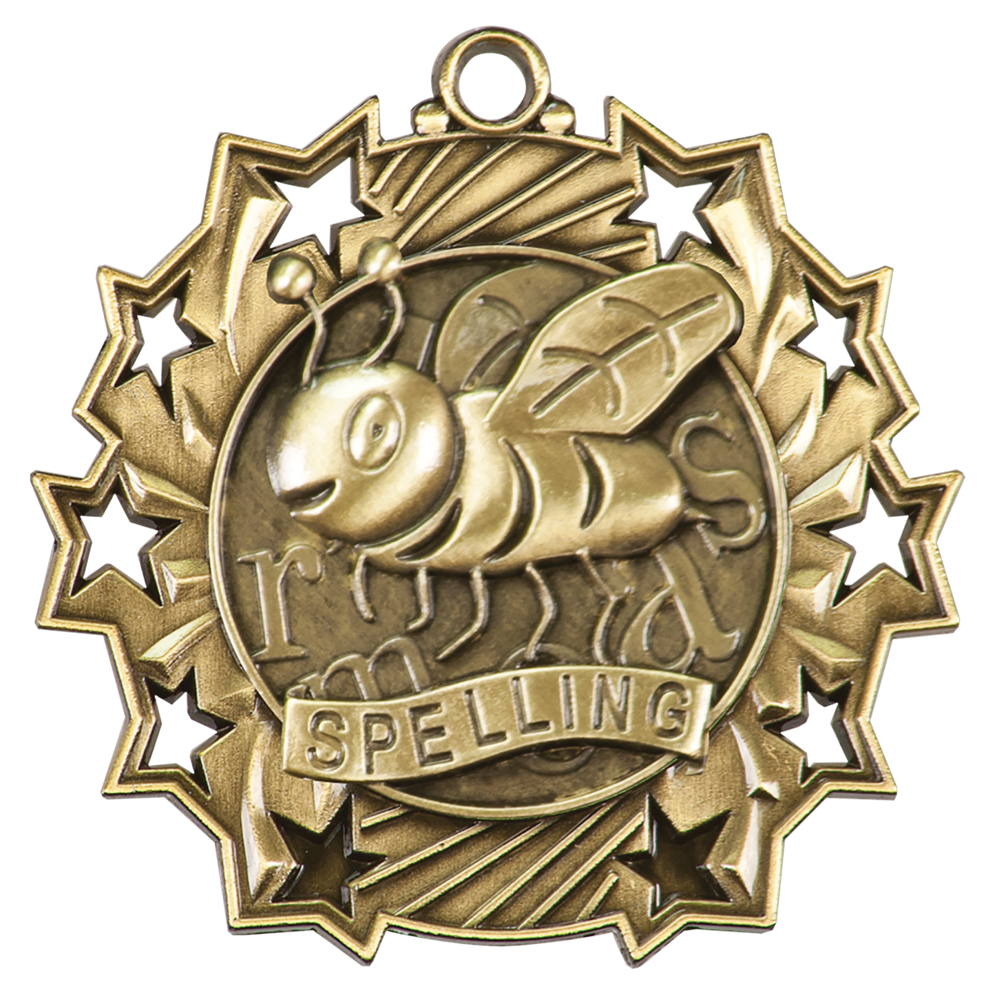 2 1/4" Ten Star Medal