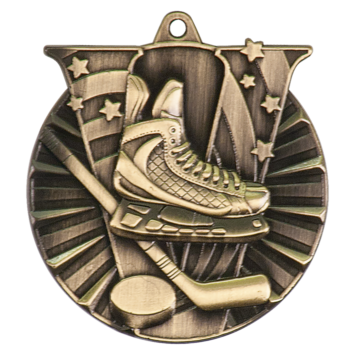2" Victory Medal with Neck Ribbon | Free Engraving