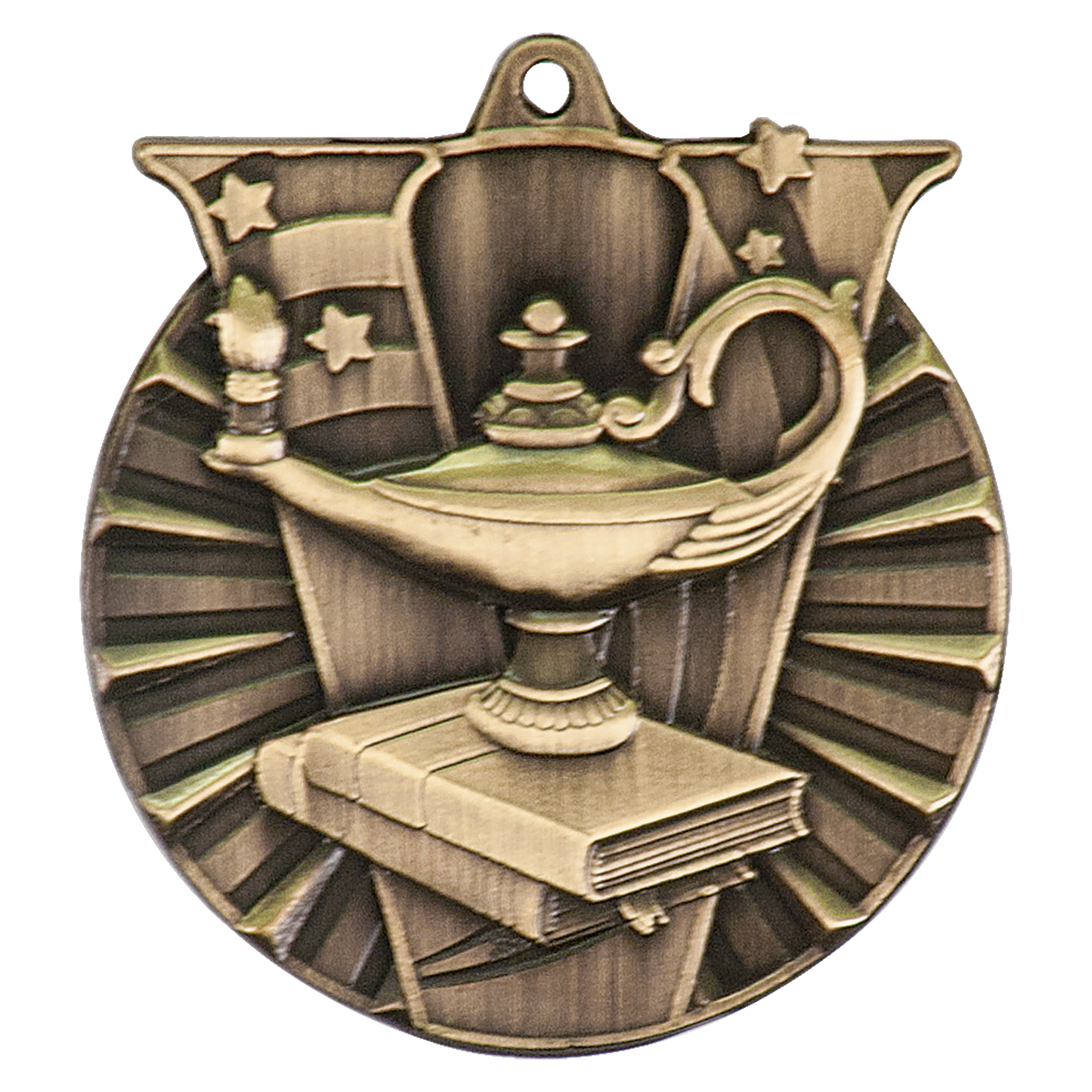 2" Victory Medal with Neck Ribbon | Free Engraving