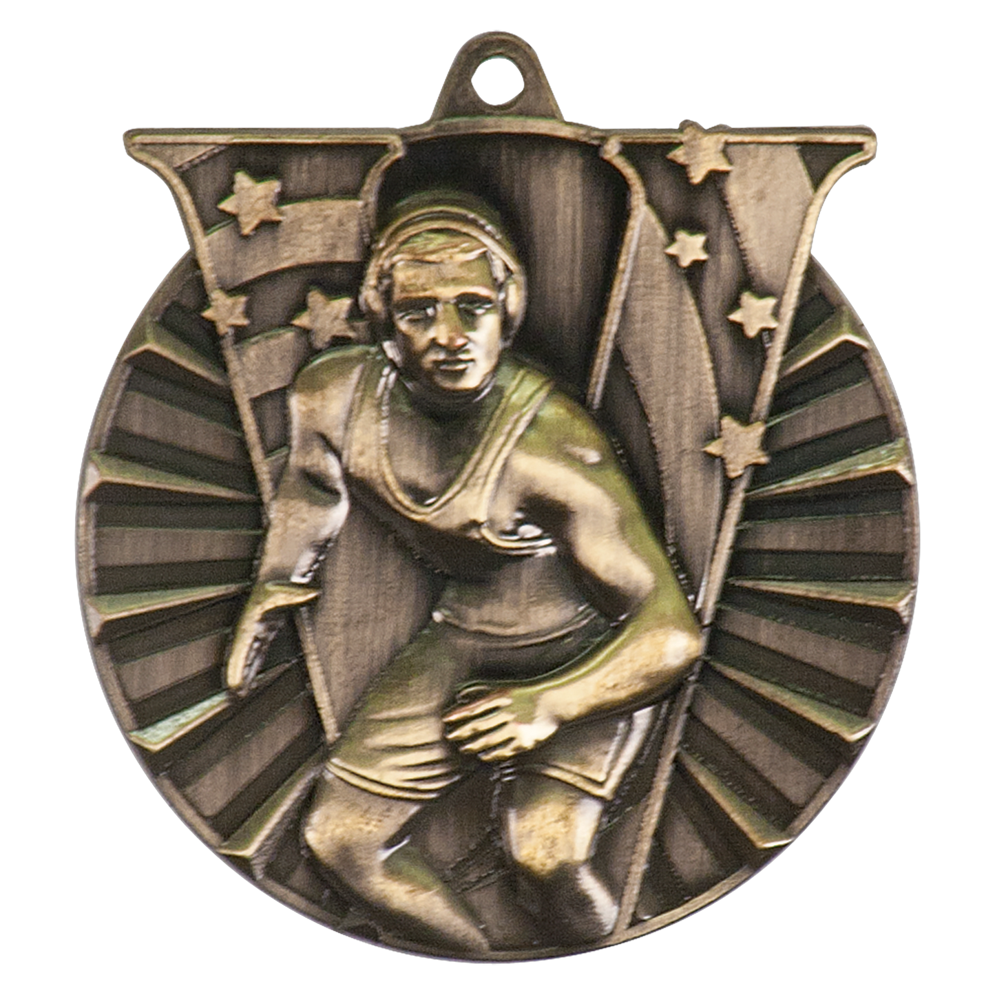 2" Victory Medal with Neck Ribbon | Free Engraving
