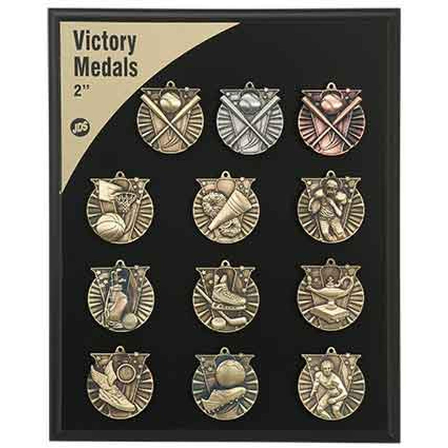 2" Victory Medal with Neck Ribbon | Free Engraving