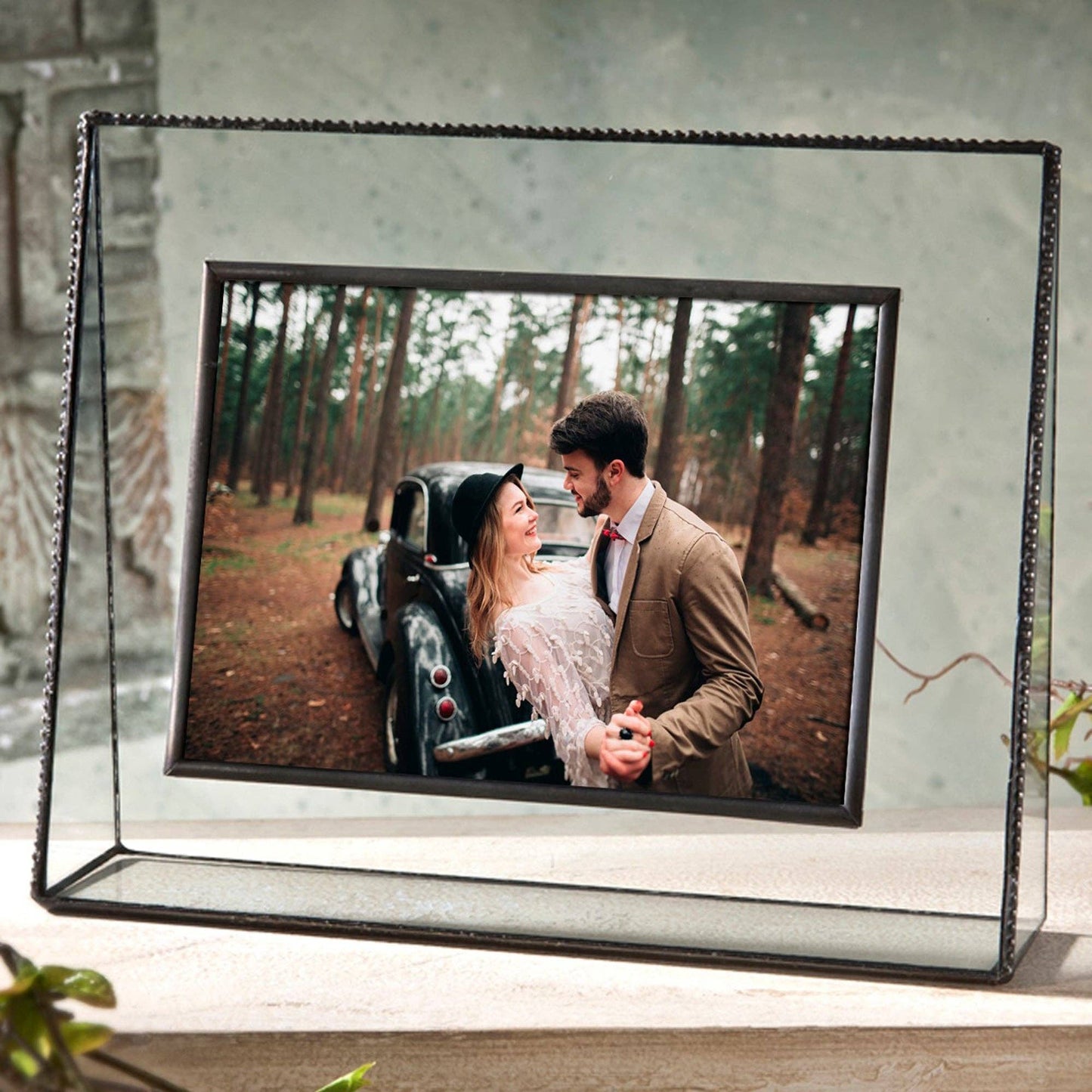 Clear Glass with Beaded Edge Frame Series