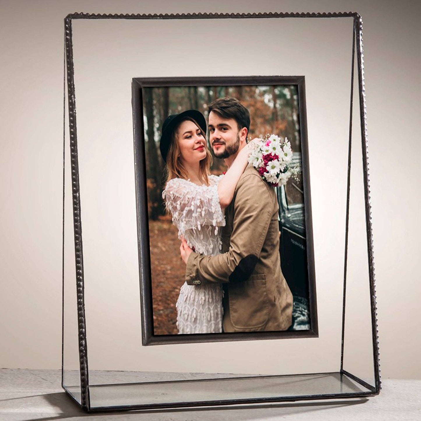 Clear Glass with Beaded Edge Frame Series