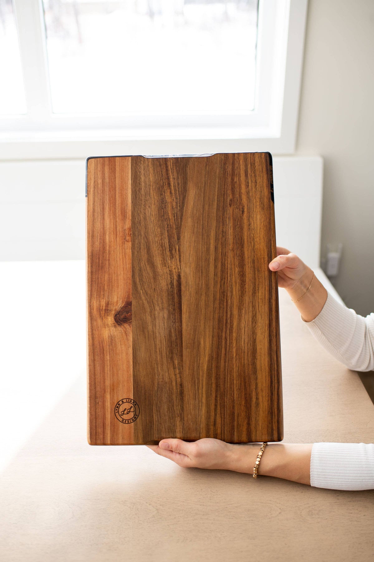 Personalized Resin Charcuterie Board - Breadboard 12"x18" - NO TARIFFS! – custom engraved by Silver Squirrel Engraving & Gifts