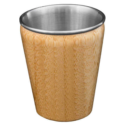 Bamboo Shot Glass with Stainless Steel Interior