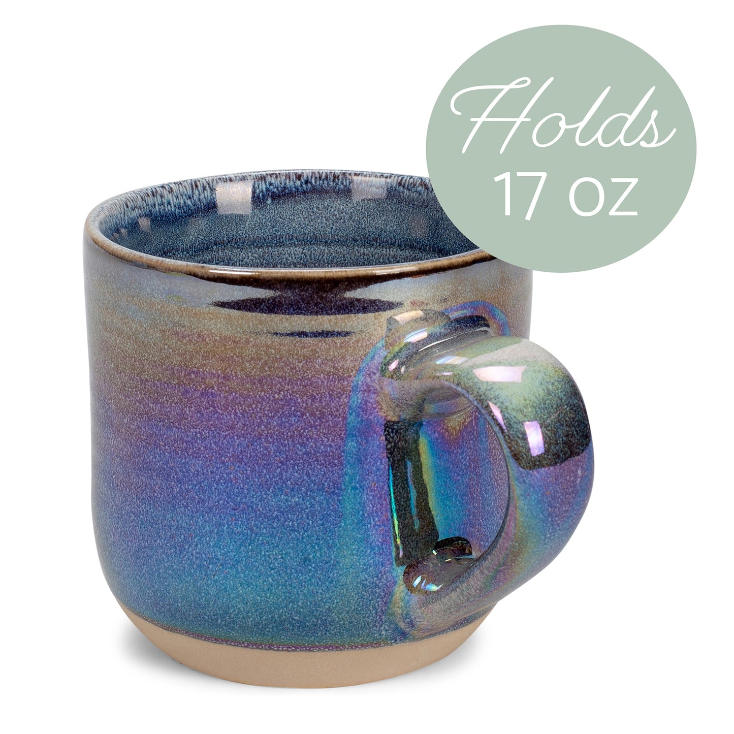 17 oz. Iridescent Pearlized Ceramic Mug