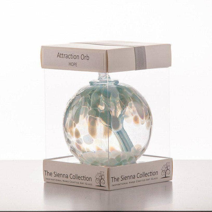 Attraction Orb Glass Onament - Hope