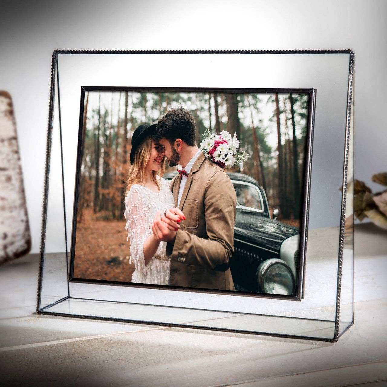 Clear Glass with Beaded Edge Frame Series