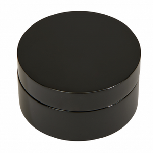 Black Piano Finish Wood Compass