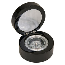 Load image into Gallery viewer, Black Piano Finish Wood Compass