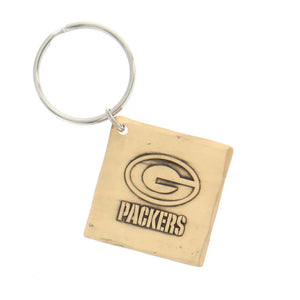 Green Bay Packers Logo Key Chain (Bronze)