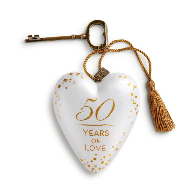 50 Years of Love Art Heart