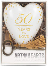 Load image into Gallery viewer, 50 Years of Love Art Heart