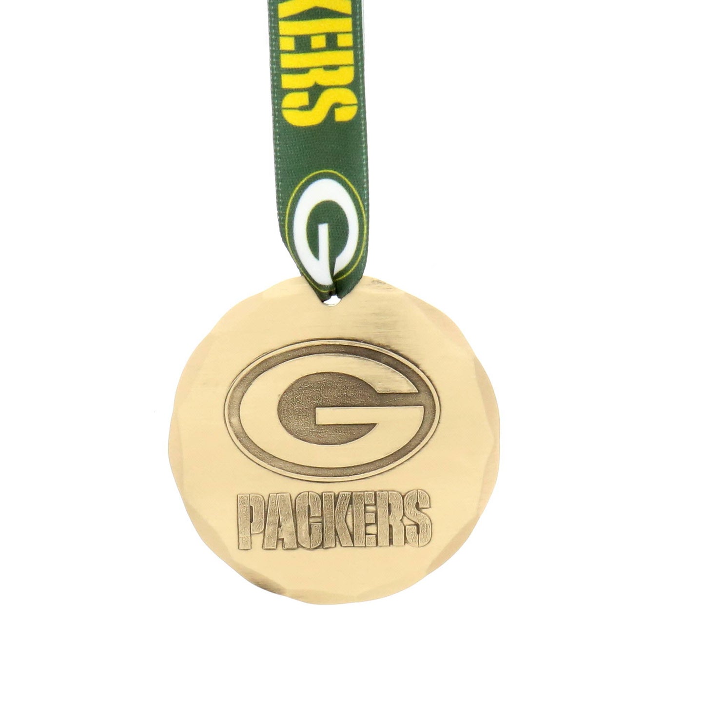 Green Bay Packers Small Round Ornament (Bronze)