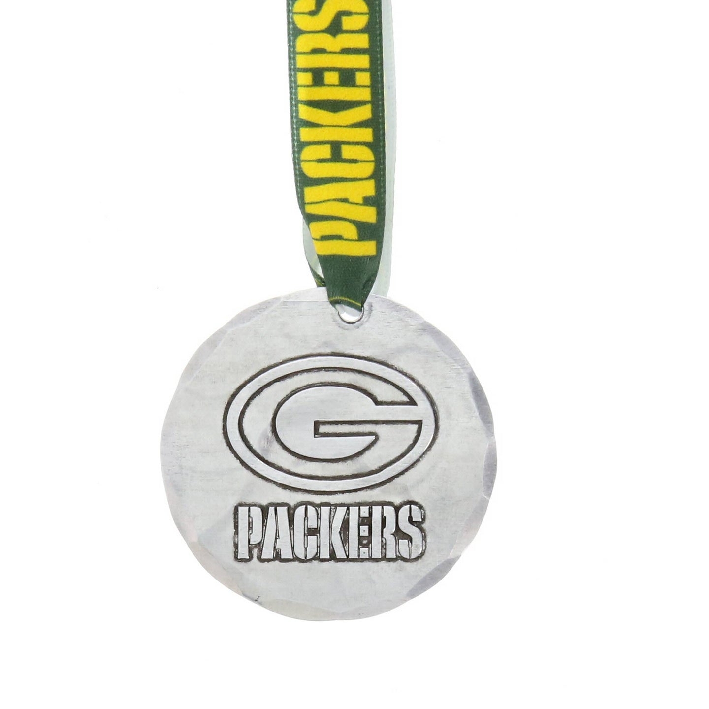 Green Bay Packers Small Round Ornament (Aluminum)