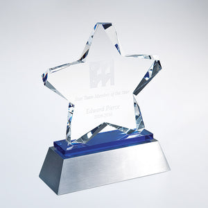 Blue Twinkle Star (Aluminum base)