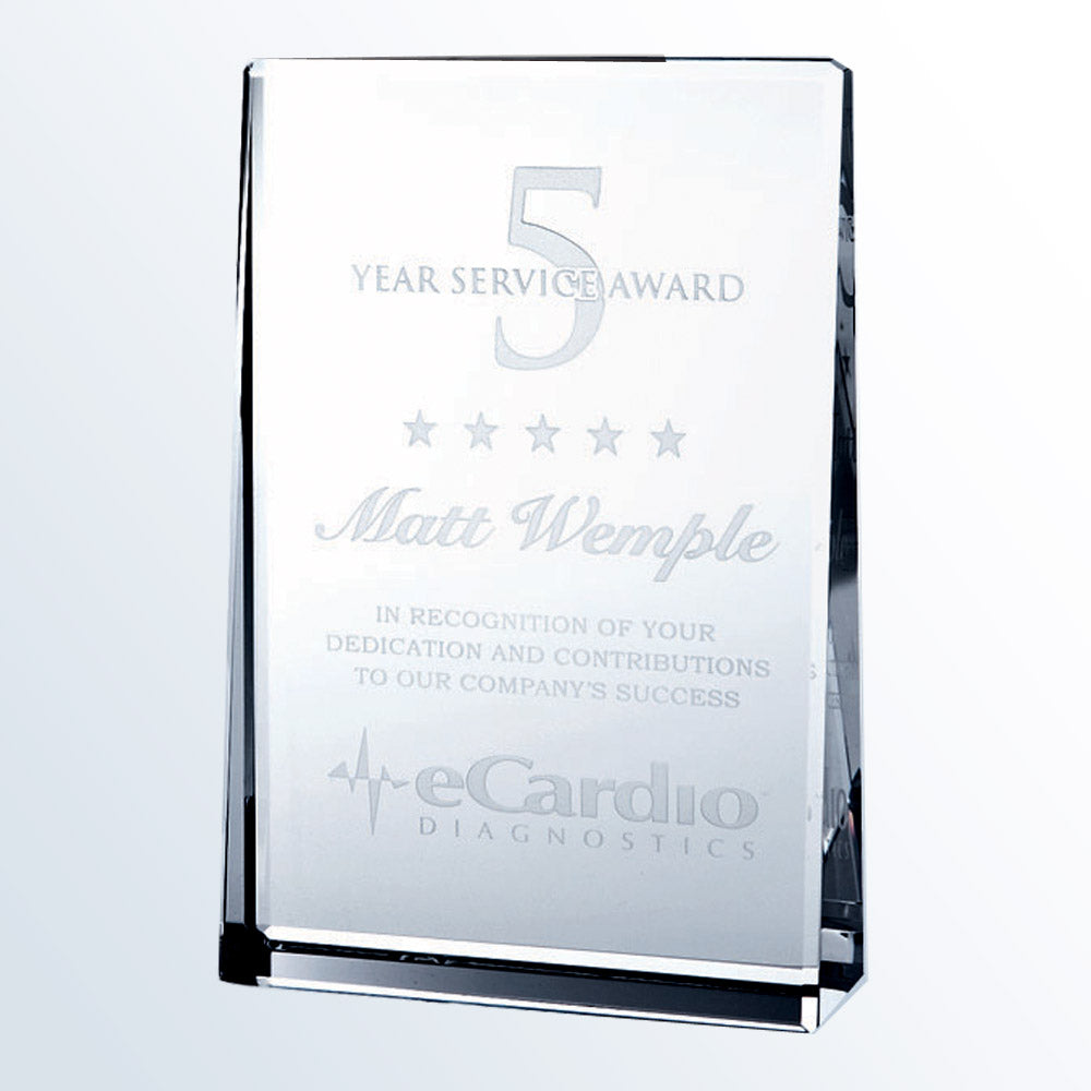 Vertical Rectangle Plaque - Small