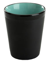 Load image into Gallery viewer, Ceramic Matte Black Shot Glass with Colorful Interior {Sugar Skull}