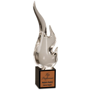 12" Crystal Flame Art Award
