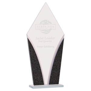 9 1/4" Diamond Designer Glass Award