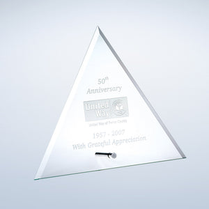 Beveled Triangle W/ Aluminum Pole - Medium