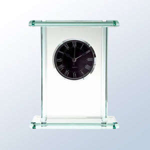 Jade Glass Palace Clock
