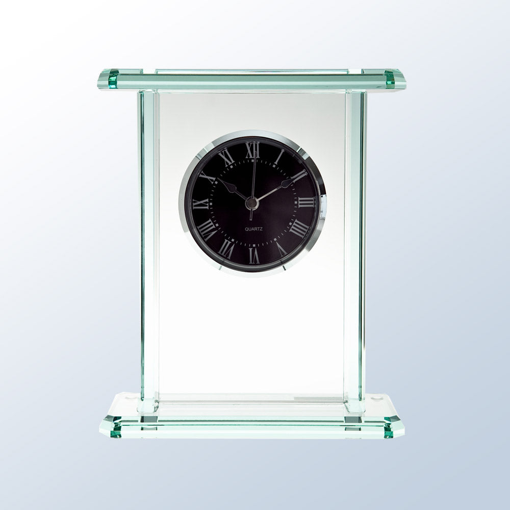 Jade Glass Palace Clock