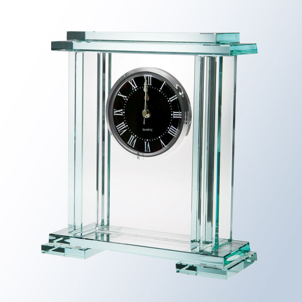 Jade Glass Royal Palace Clock