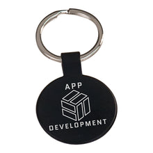 Load image into Gallery viewer, Round Aluminum Keychain