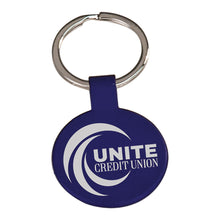 Load image into Gallery viewer, Round Aluminum Keychain