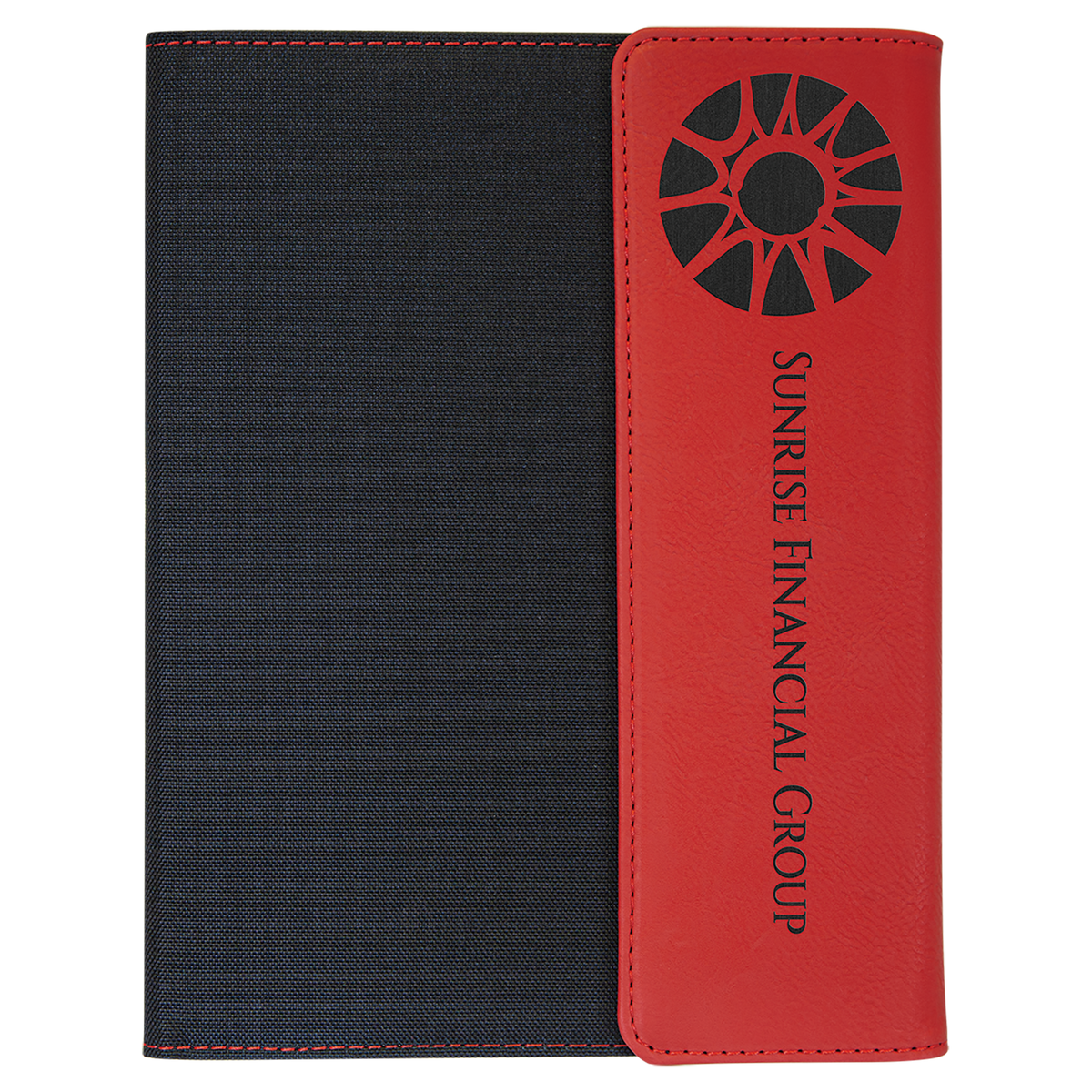 Personalized Canvas Portfolio with Notepad – custom engraved by Silver Squirrel Engraving & Gifts