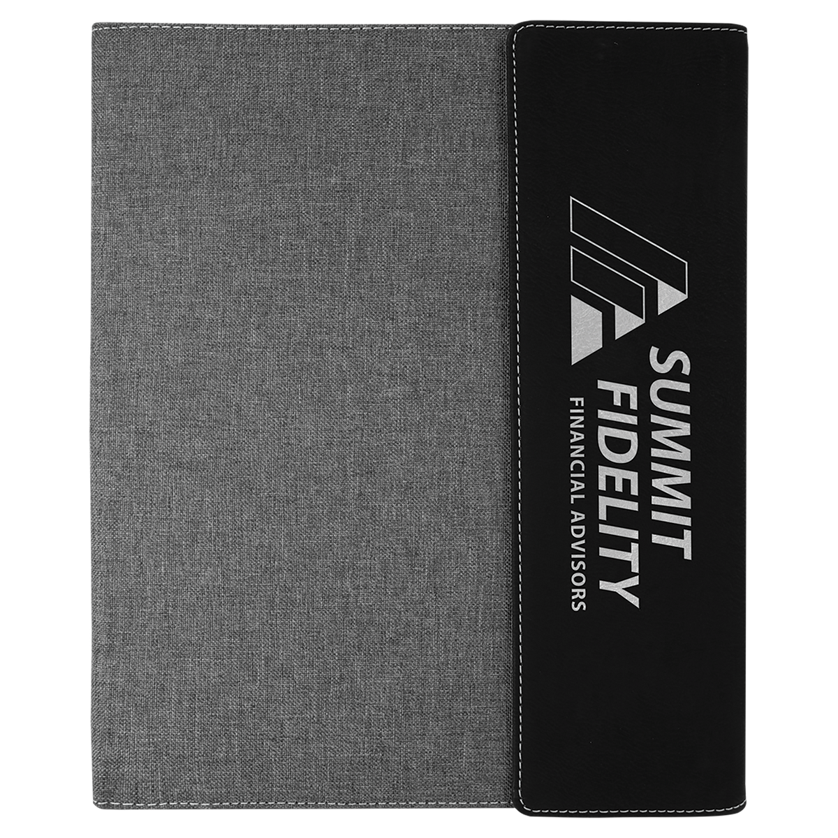 Personalized Canvas Portfolio with Notepad – custom engraved by Silver Squirrel Engraving & Gifts