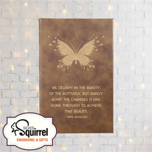 Load image into Gallery viewer, Leatherette Journal {We Delight in the Beauty Maya Angelou}