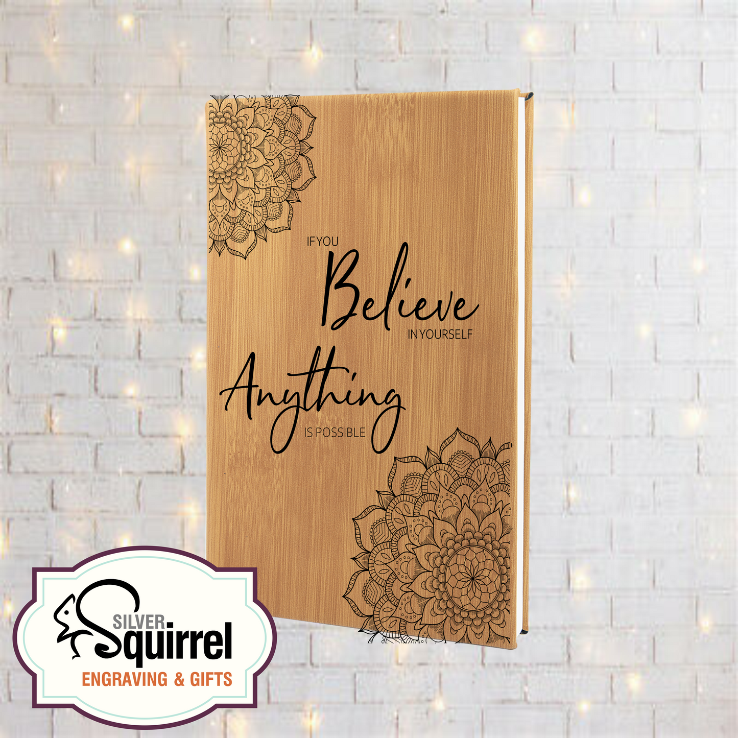 Leatherette Journal {If You Believe In Yourself...}