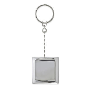 Square Zip Pull Retractable Badge Reel/Keychain