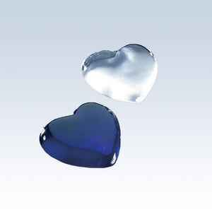 Heart Paperweight-Clear