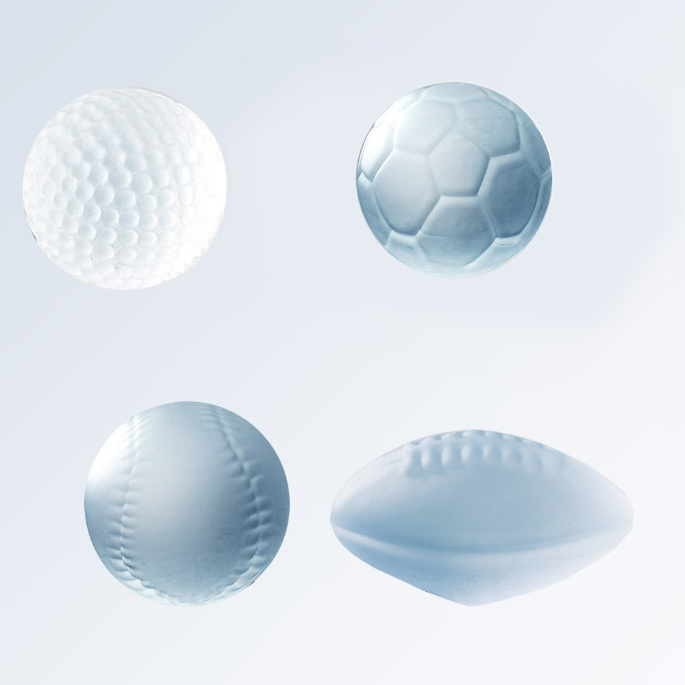 Molten Frosted Glass Baseball