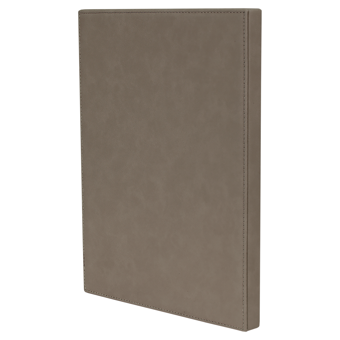 Leatherette Plaque Gray