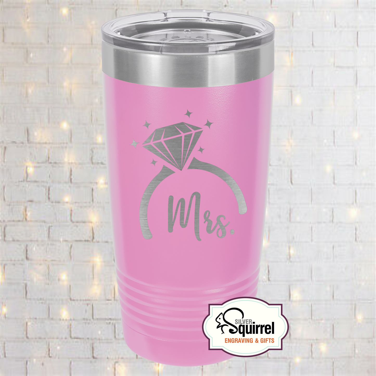 Insulated Tumbler {Mrs. Diamond Ring}