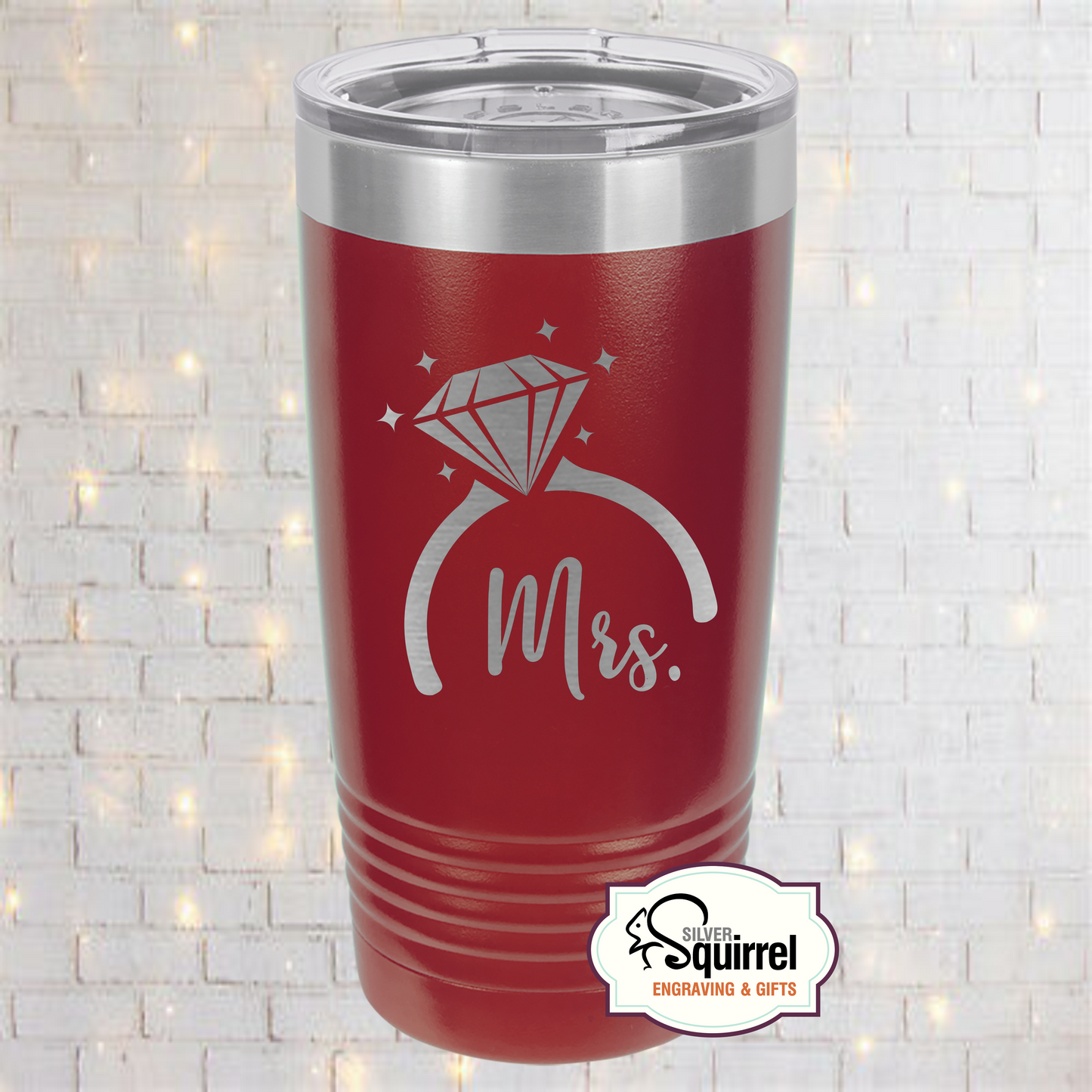 Insulated Tumbler {Mrs. Diamond Ring}