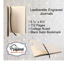 Load image into Gallery viewer, Leatherette Journal {My Thoughts Exactly Arrow}