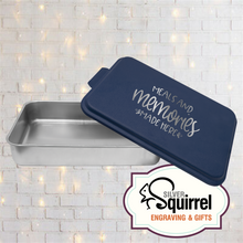 Load image into Gallery viewer, Aluminum Baking Pan {Meals and Memories Made Here}